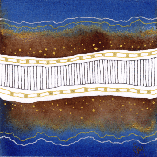 Rhythms of Color and Form - Golden Passage