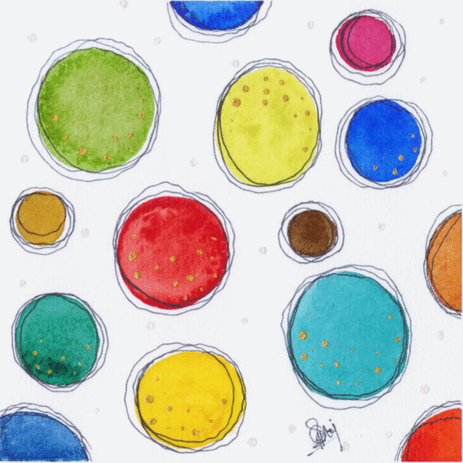 Rhythms of Color and Form - Playful Orbit